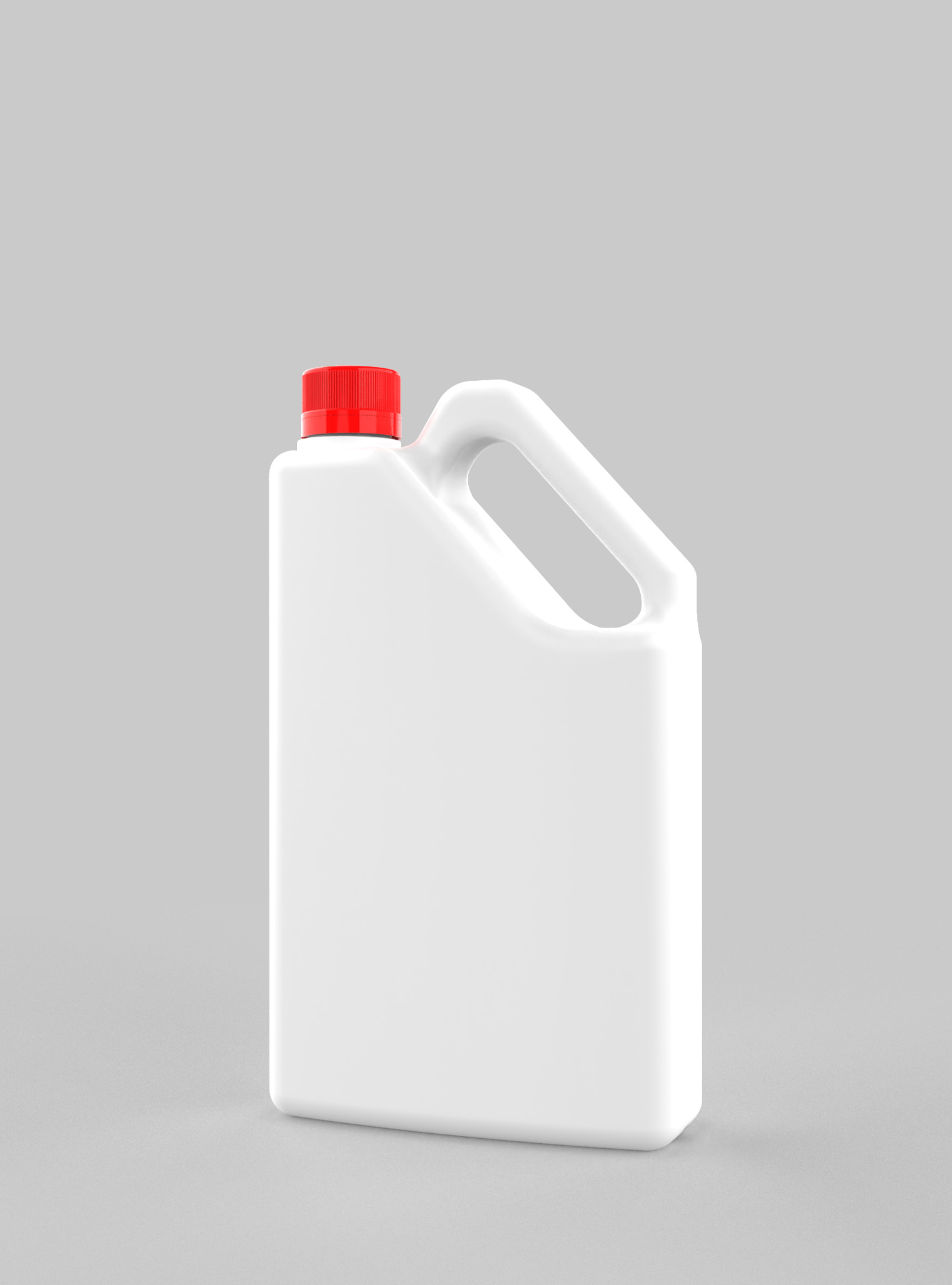 Envase rectangular 1 litro blanco