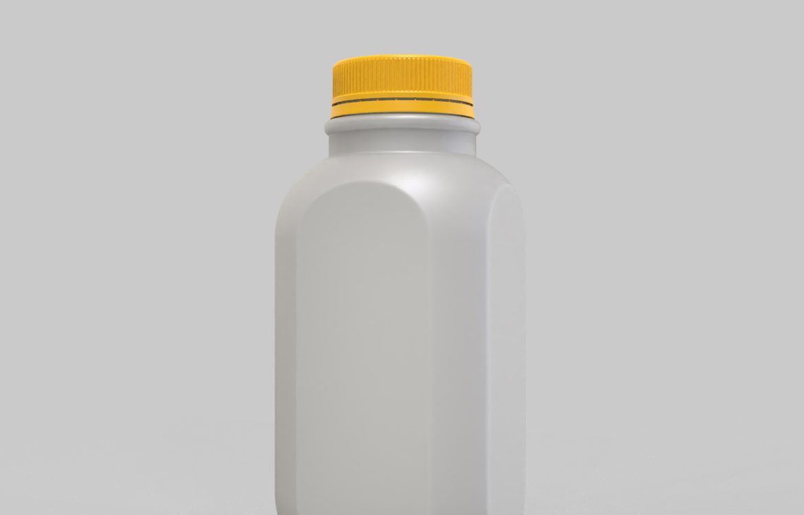 Envase cuadrado 500ml natural