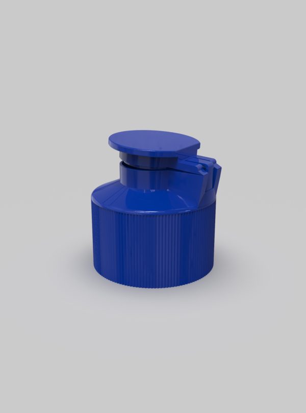 tapa flip top azul d28mm