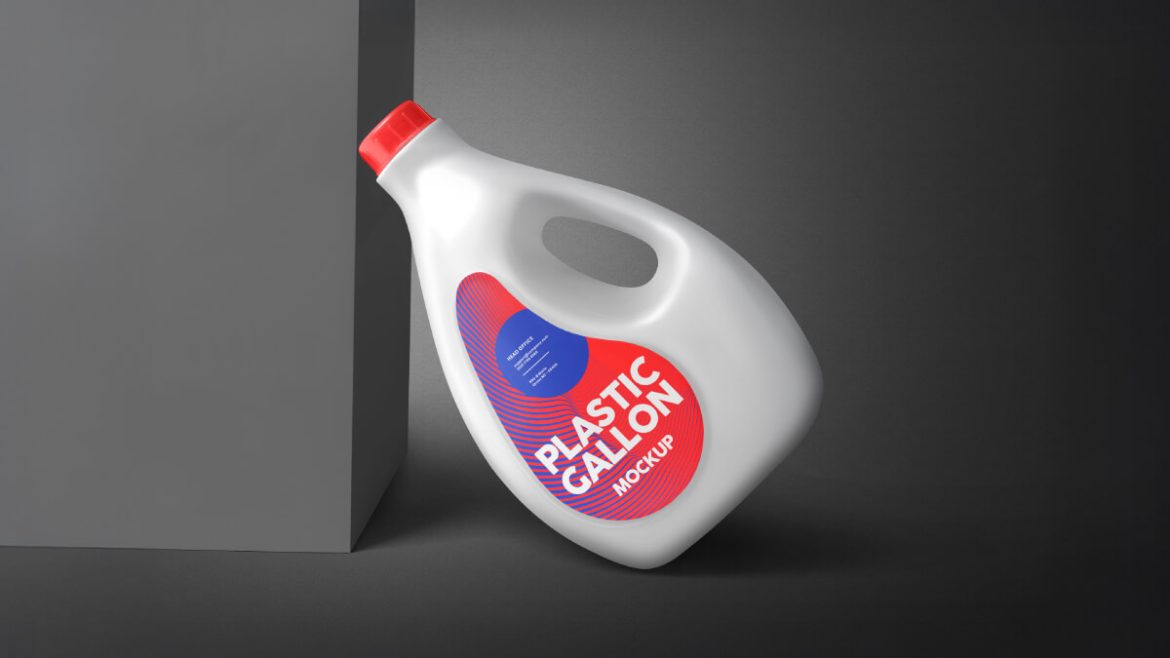 mock up de envase plástico