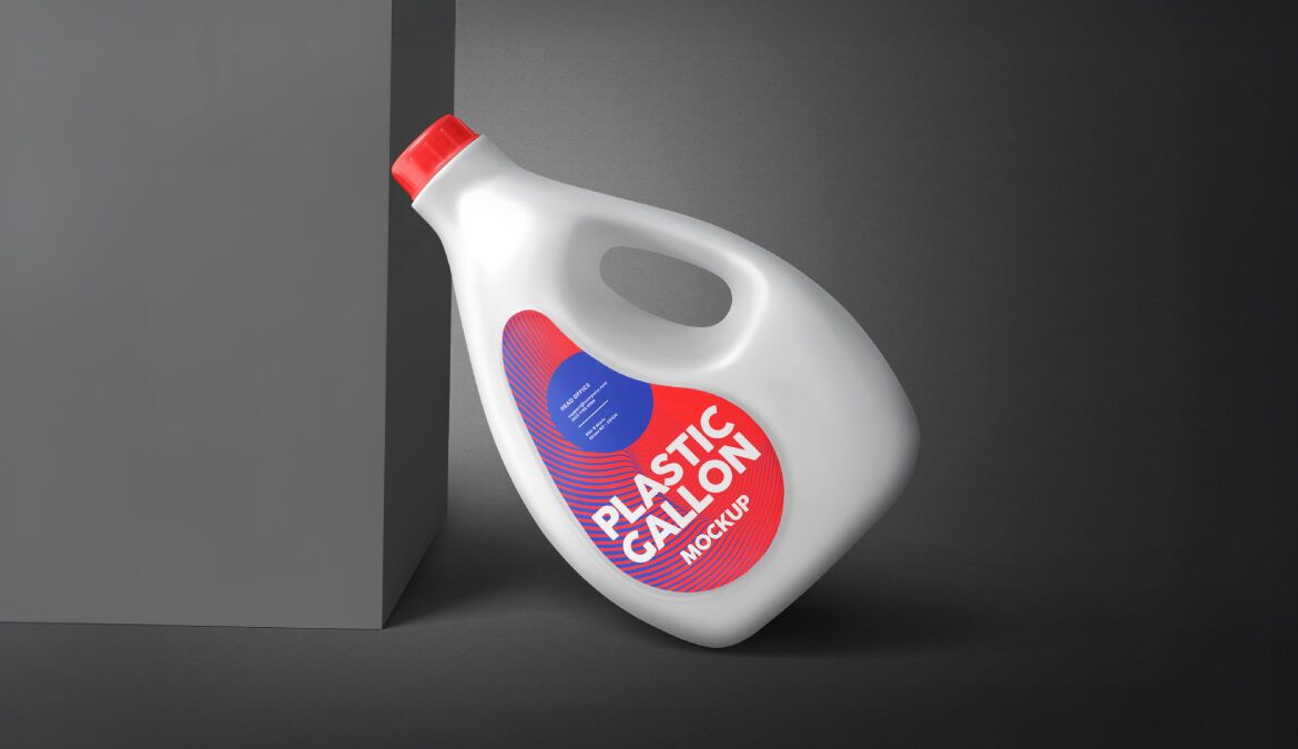 mock up de envase plástico